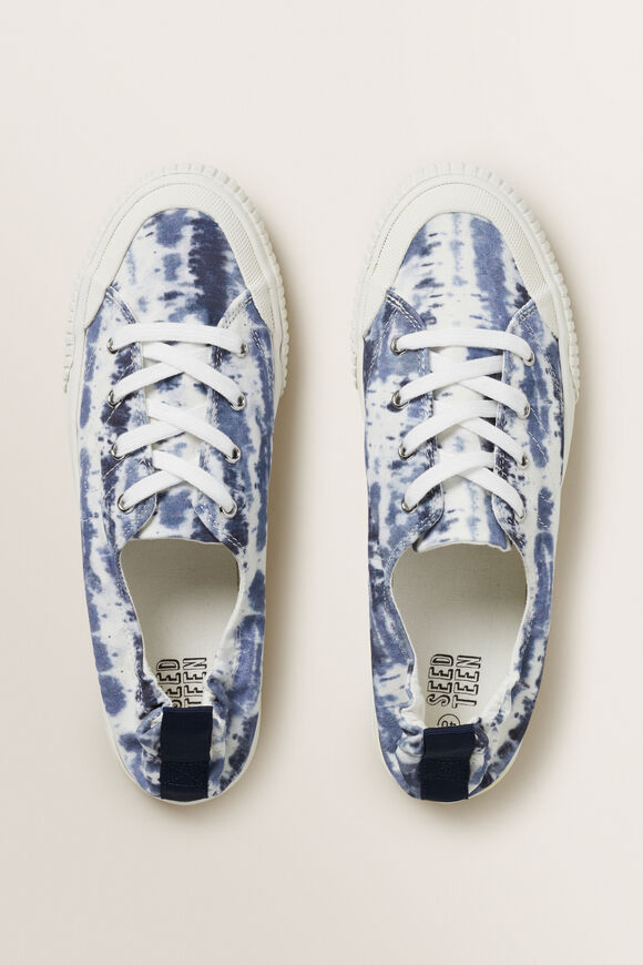 Tie Dye Trainer  Navy White  hi-res