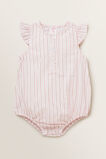Stripe Frill Onesie    hi-res