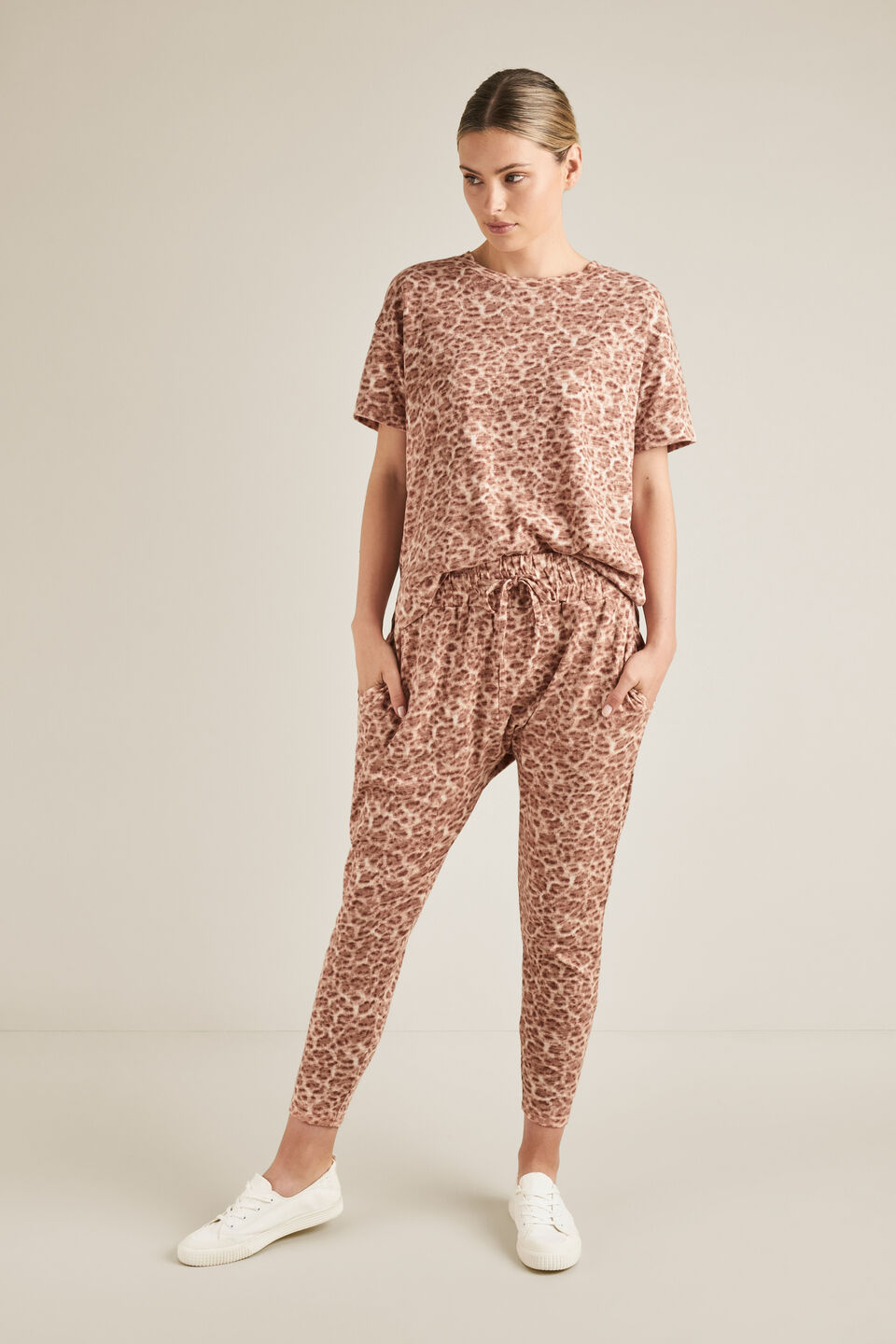 Slub Ocelot Tee  Animal