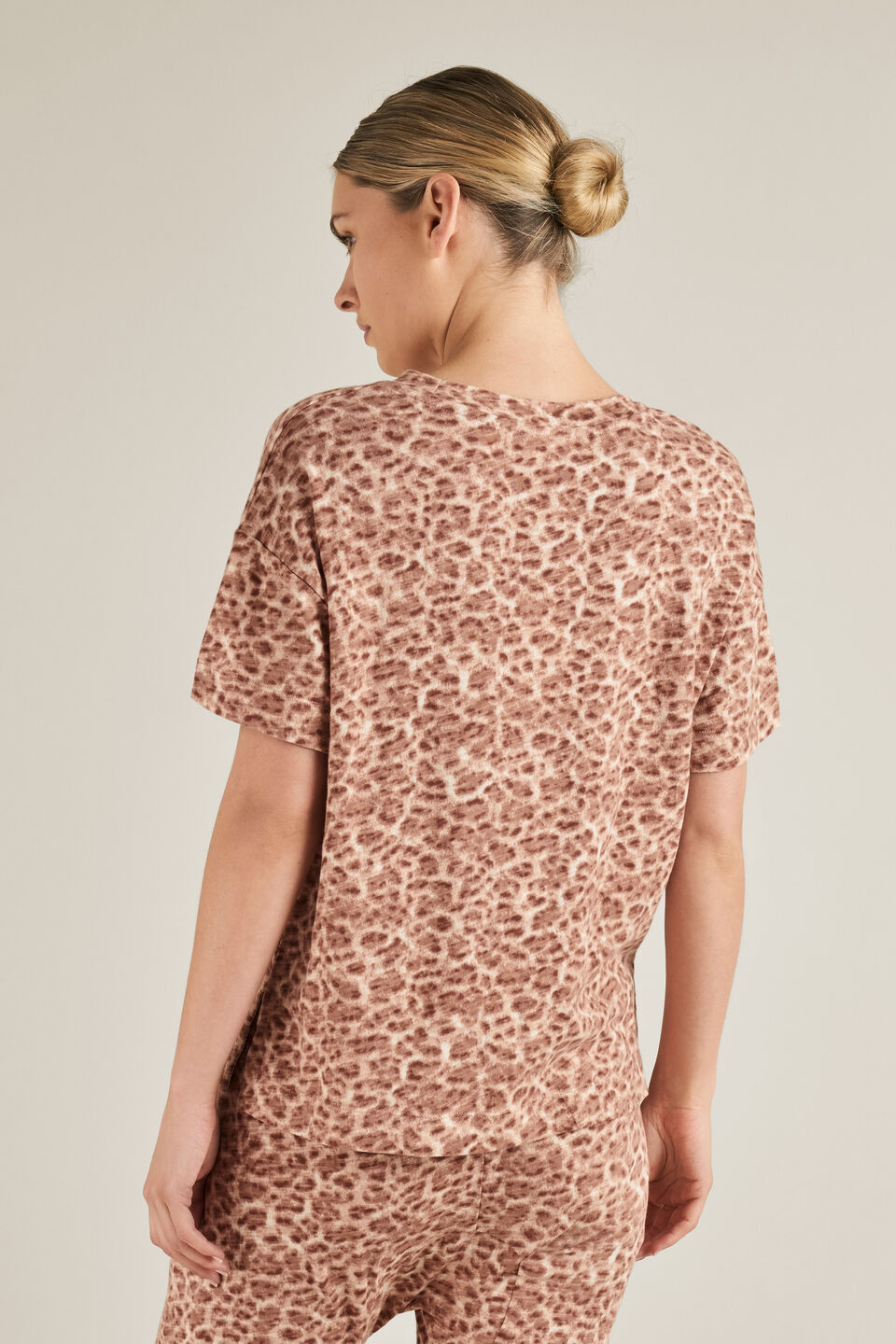Slub Ocelot Tee  Animal