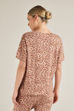 Slub Ocelot Tee  Animal  hi-res