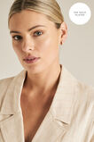 Fine Pearl Huggie Hoops  9  hi-res