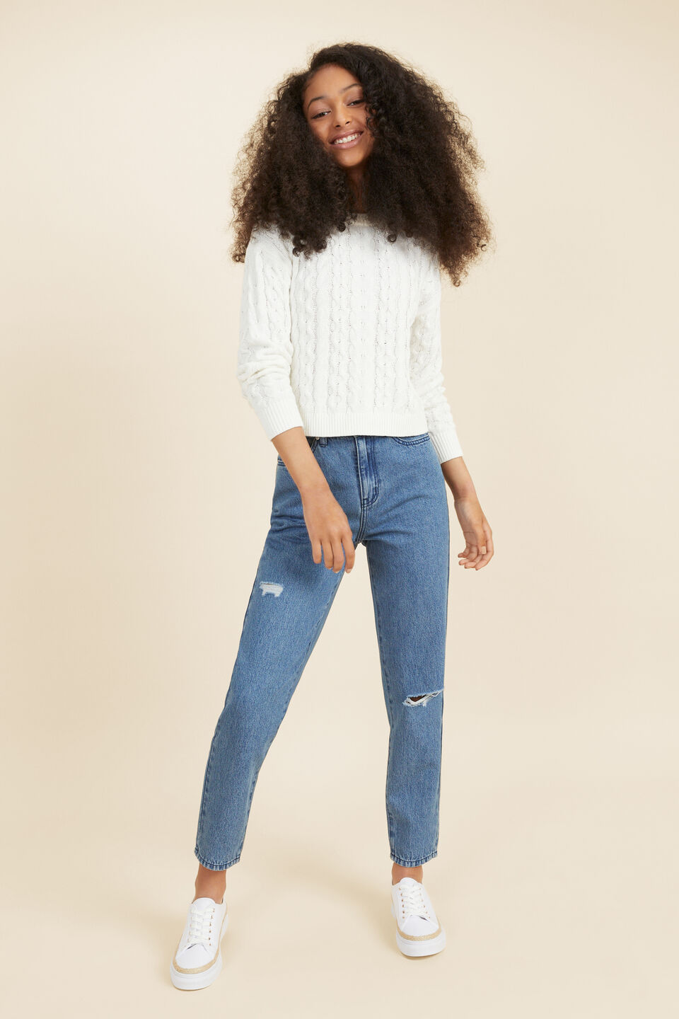 Cable Knit  Cream