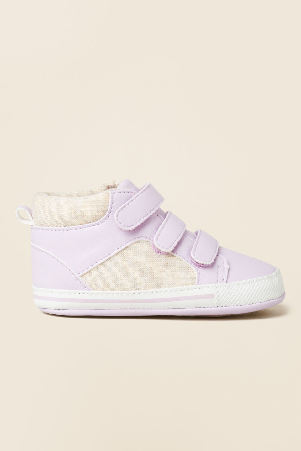 Colourblock Tab Hightop   Orchid