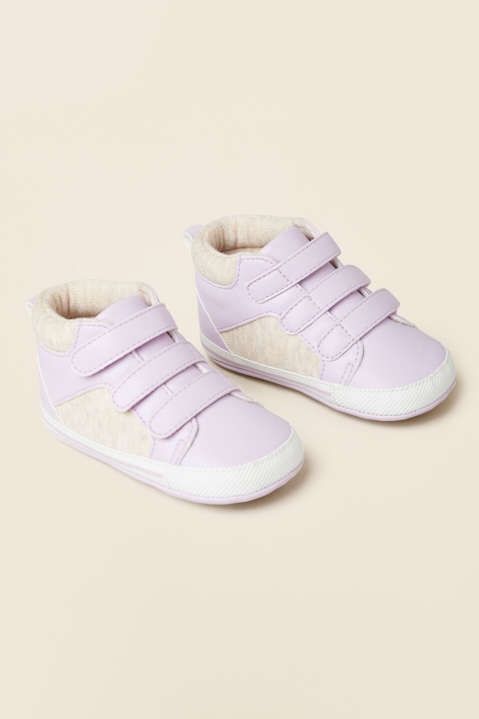 Colourblock Tab Hightop   Orchid