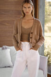 Merino Wool Crop Top  Champagne Beige Marle  hi-res