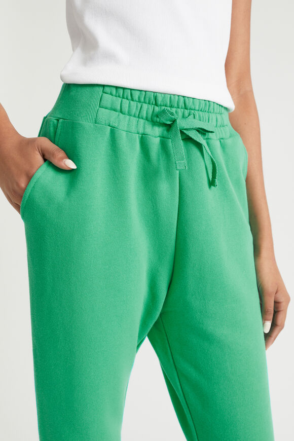 Terry Tie Front Trackpant  Bright Mint  hi-res