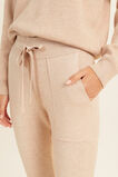 Double Knit Trackpant   Champagne Beige Marle  hi-res