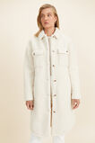 Longline Teddy Coat  Oat  hi-res