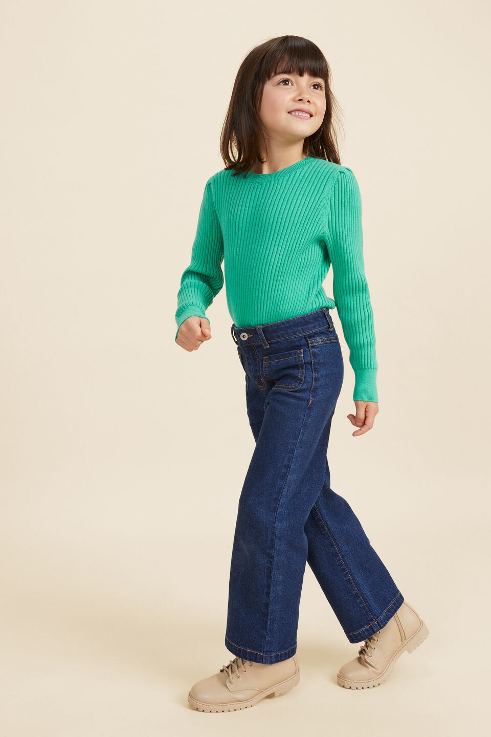 Rib Knit  Basil