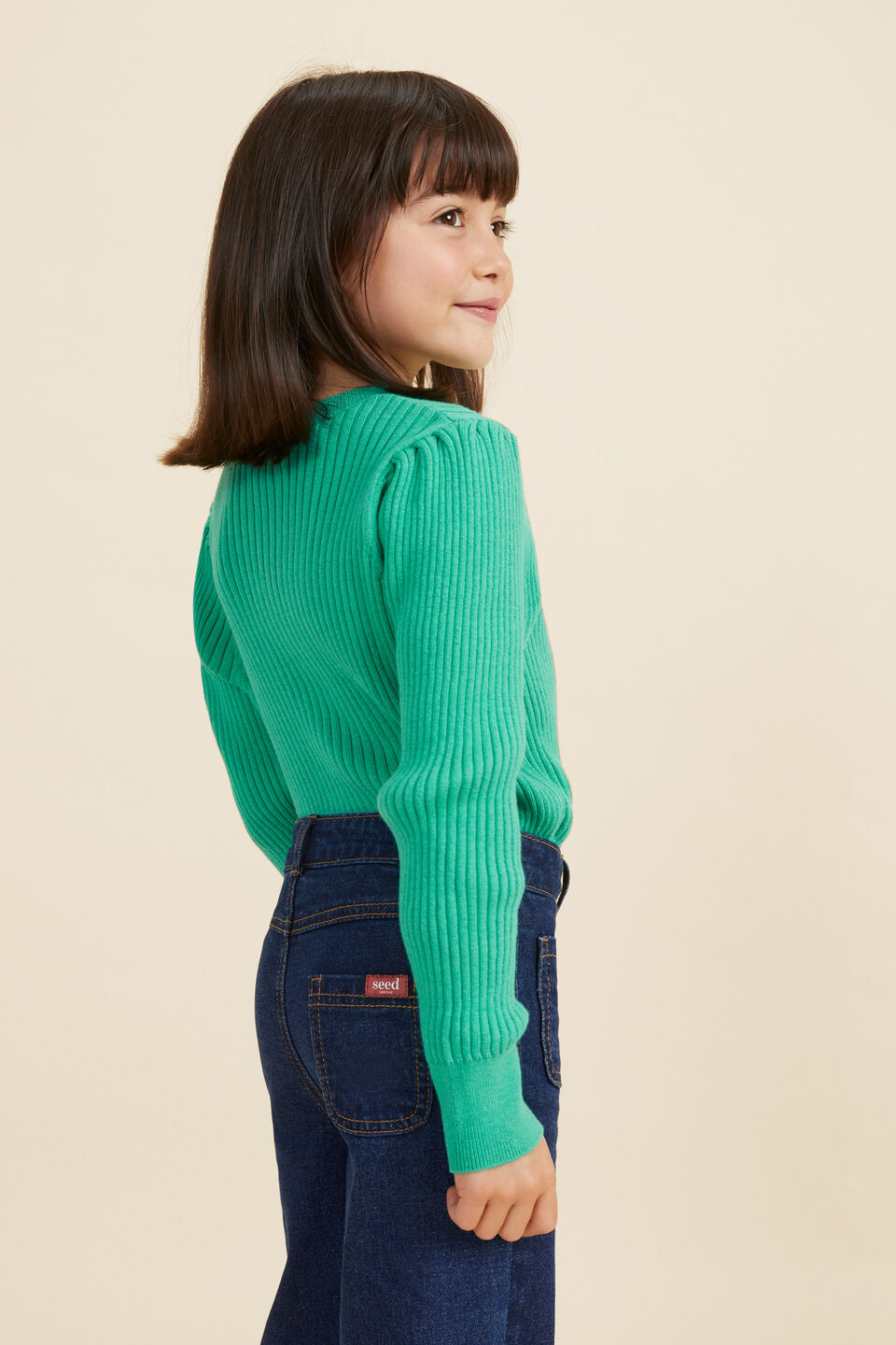 Rib Knit  Basil