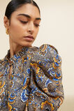 Floral Puff Sleeve Blouse  Turmeric Floral  hi-res
