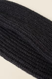 Chunky Knit Snood  Black  hi-res