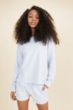 Split Hem Sweat  Baby Blue  hi-res