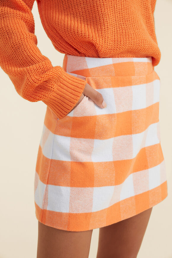 Check Skirt  Baby Blue  hi-res