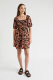 Puff Sleeve Mini Dress  Vintage Floral  hi-res