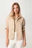 Denim Shacket  Soft Mink  hi-res