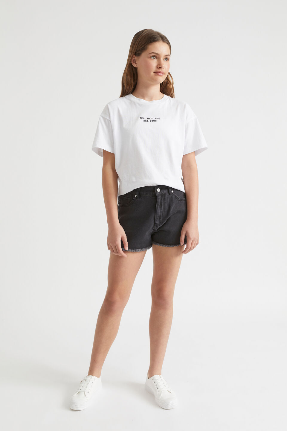 Core Logo Tee  White