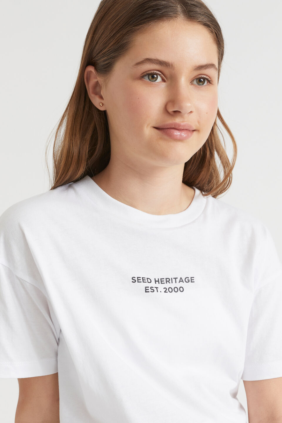 Core Logo Tee  White