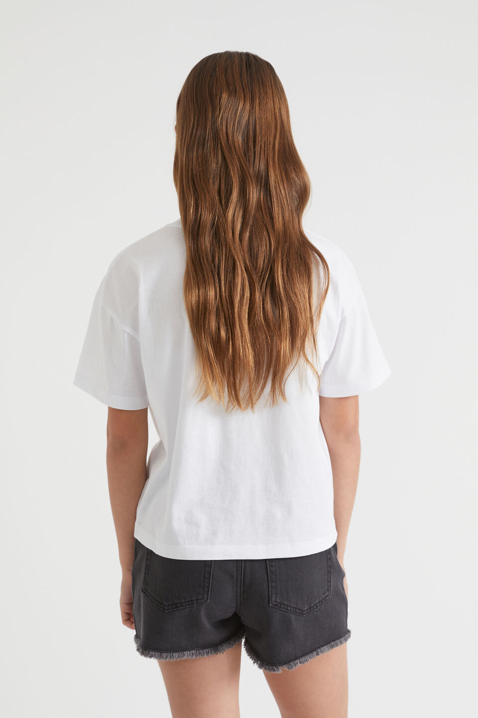 Core Logo Tee  White