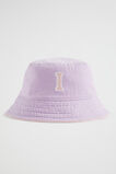 Initial Emb Bucket Hat  I  hi-res