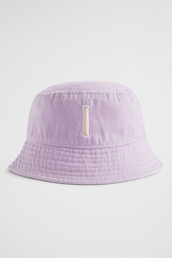 Initial Emb Bucket Hat  I  hi-res
