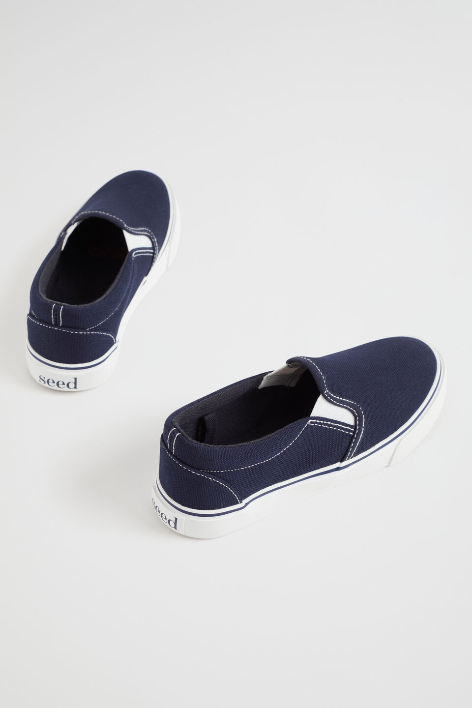 Canvas Slip On  Navy