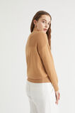 Rib Yoke Sweater  Light Toffee  hi-res