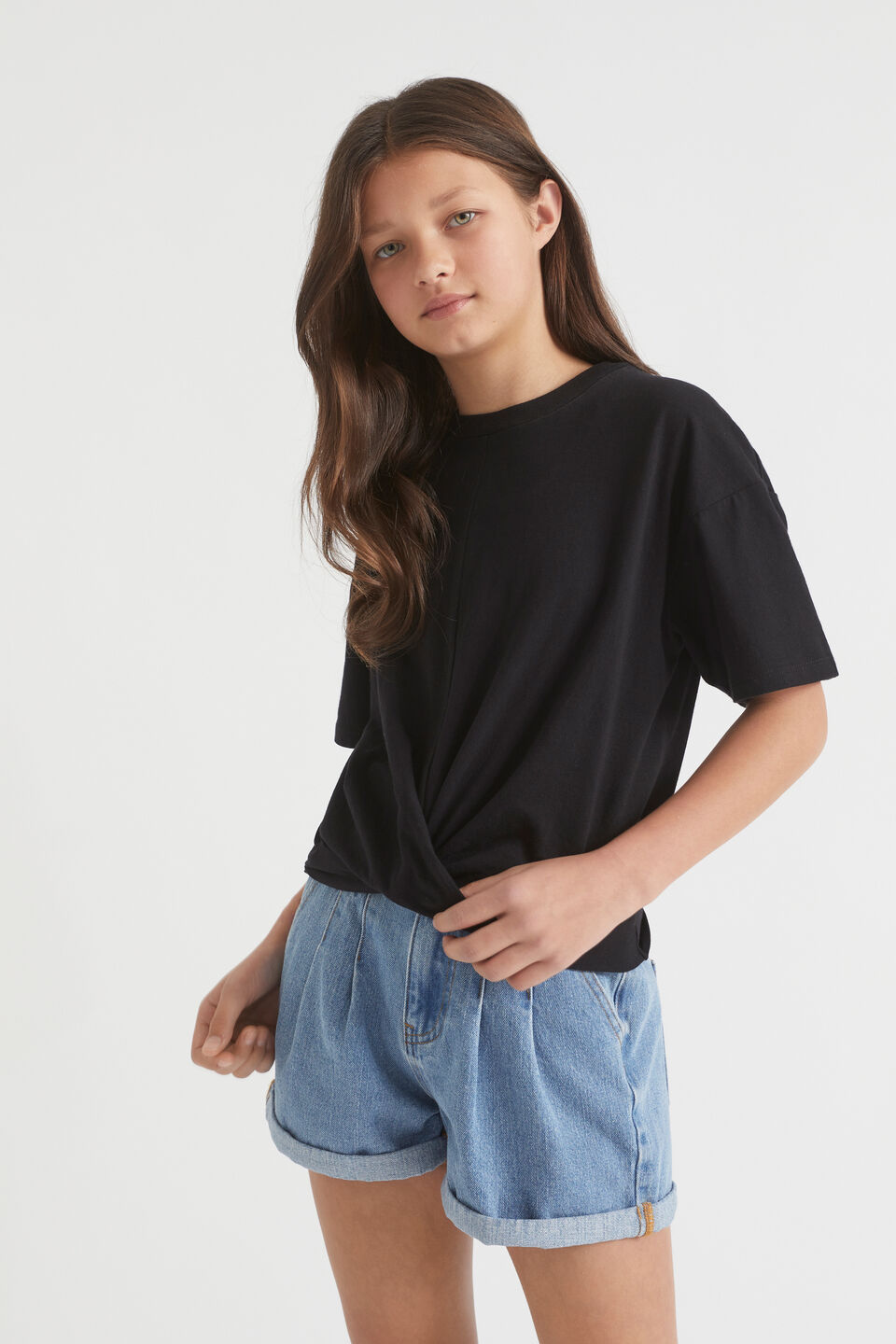 Twist Tee  Black