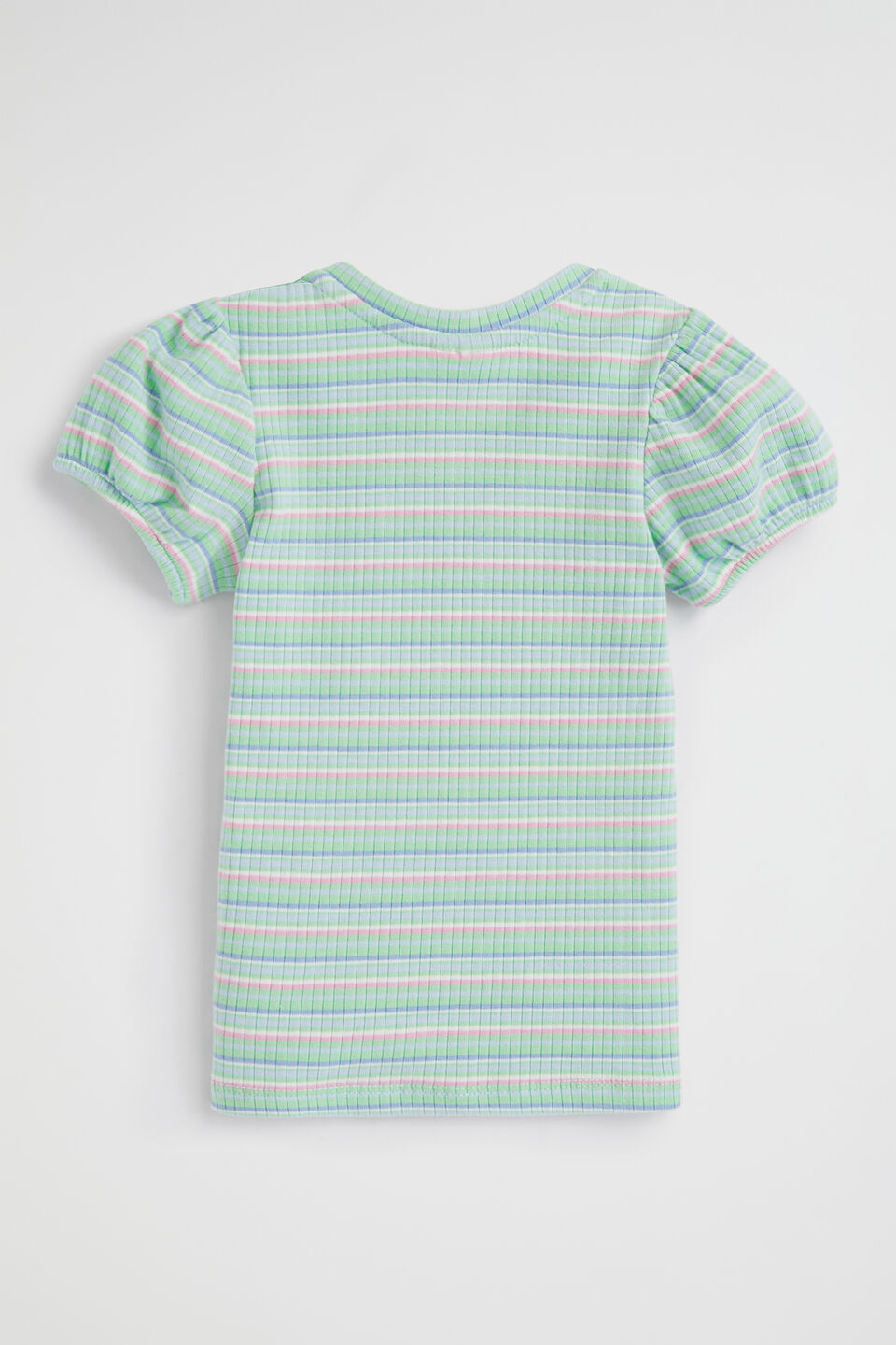 Stripe Rib Tee  Pistacchio