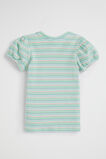 Stripe Rib Tee  Pistacchio  hi-res