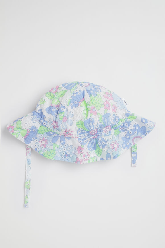 Cutwork Floral Sunhat  Multi  hi-res