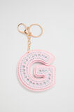 Jewel Initial Keyring  G  hi-res