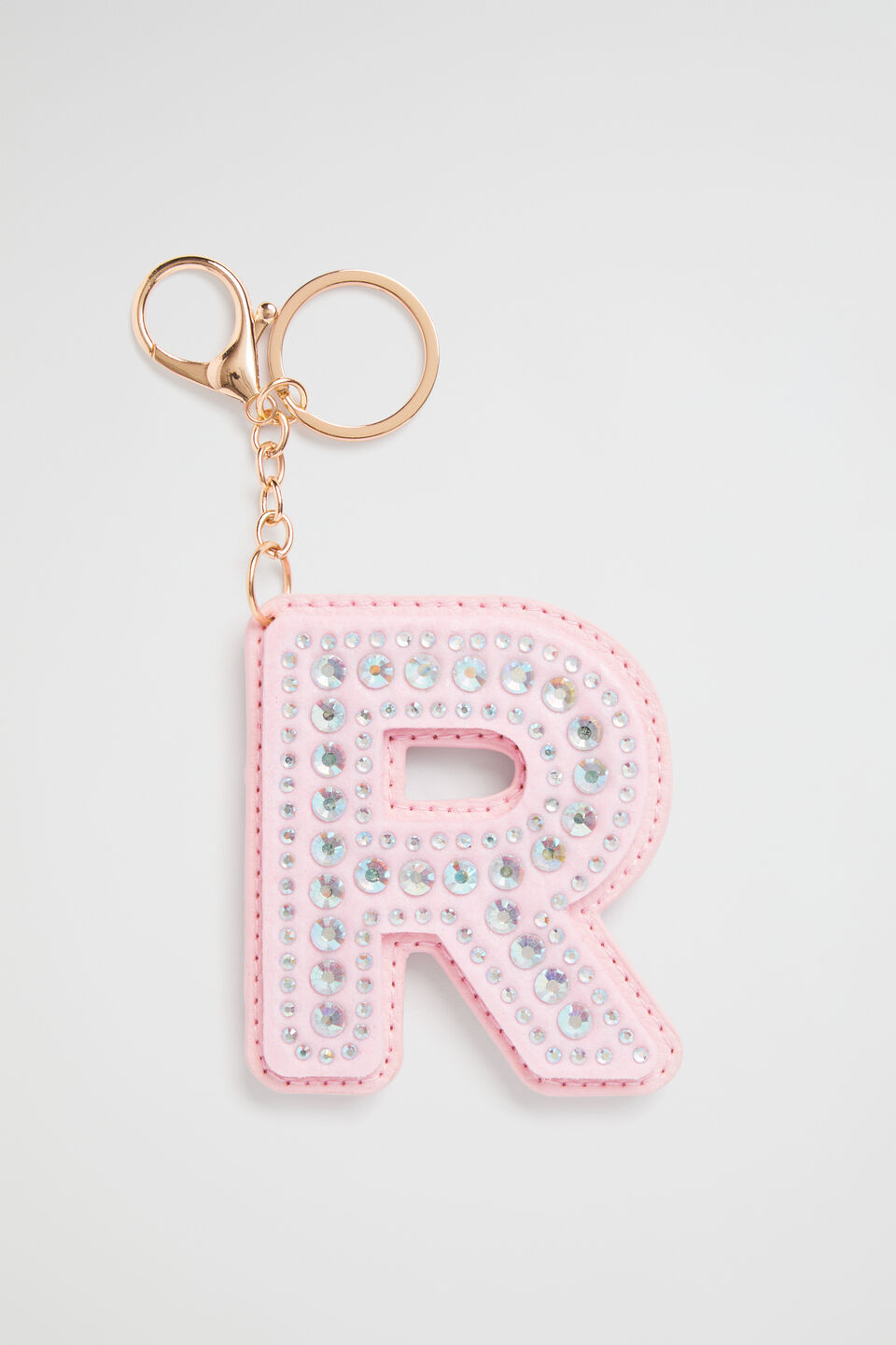 Jewel Initial Keyring  R