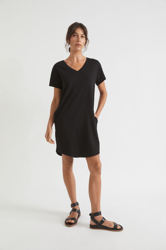Core Tee Dress  Black  hi-res
