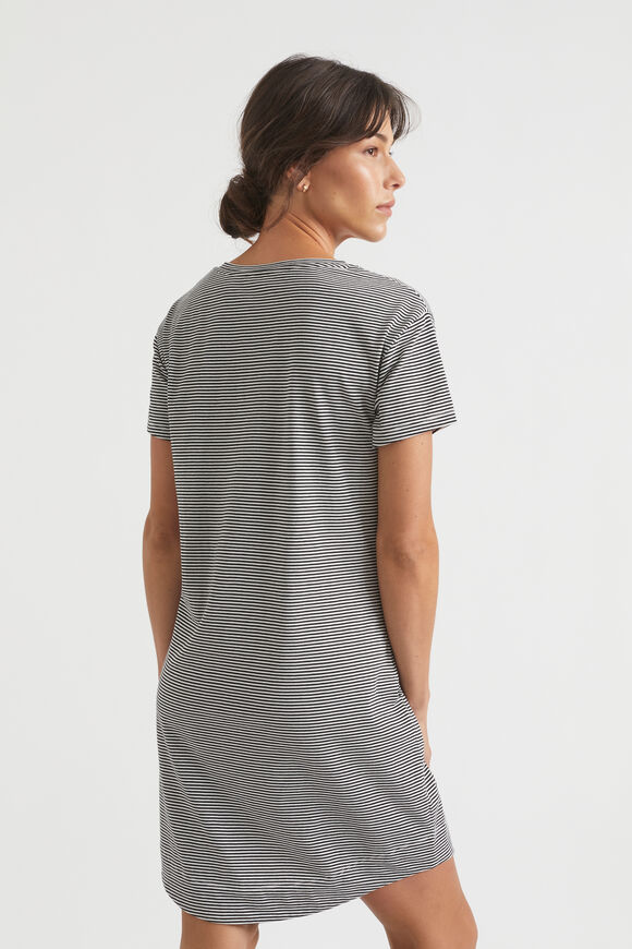 Core Tee Dress  Mono Stripe  hi-res