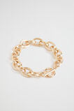 Textured Link Bracelet  Gold  hi-res