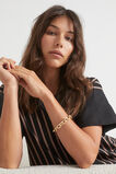 Textured Link Bracelet  Gold  hi-res