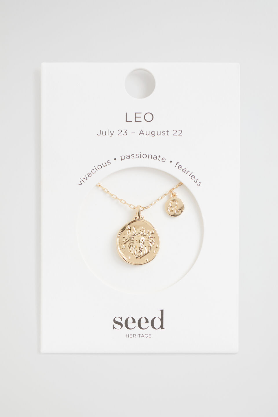 Zodiac Necklace  Leo