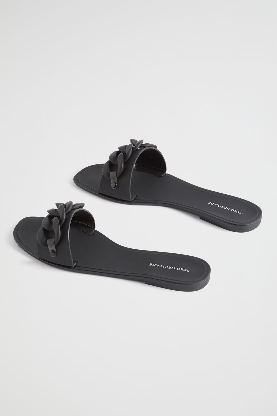 Chain Jelly Slide  Black