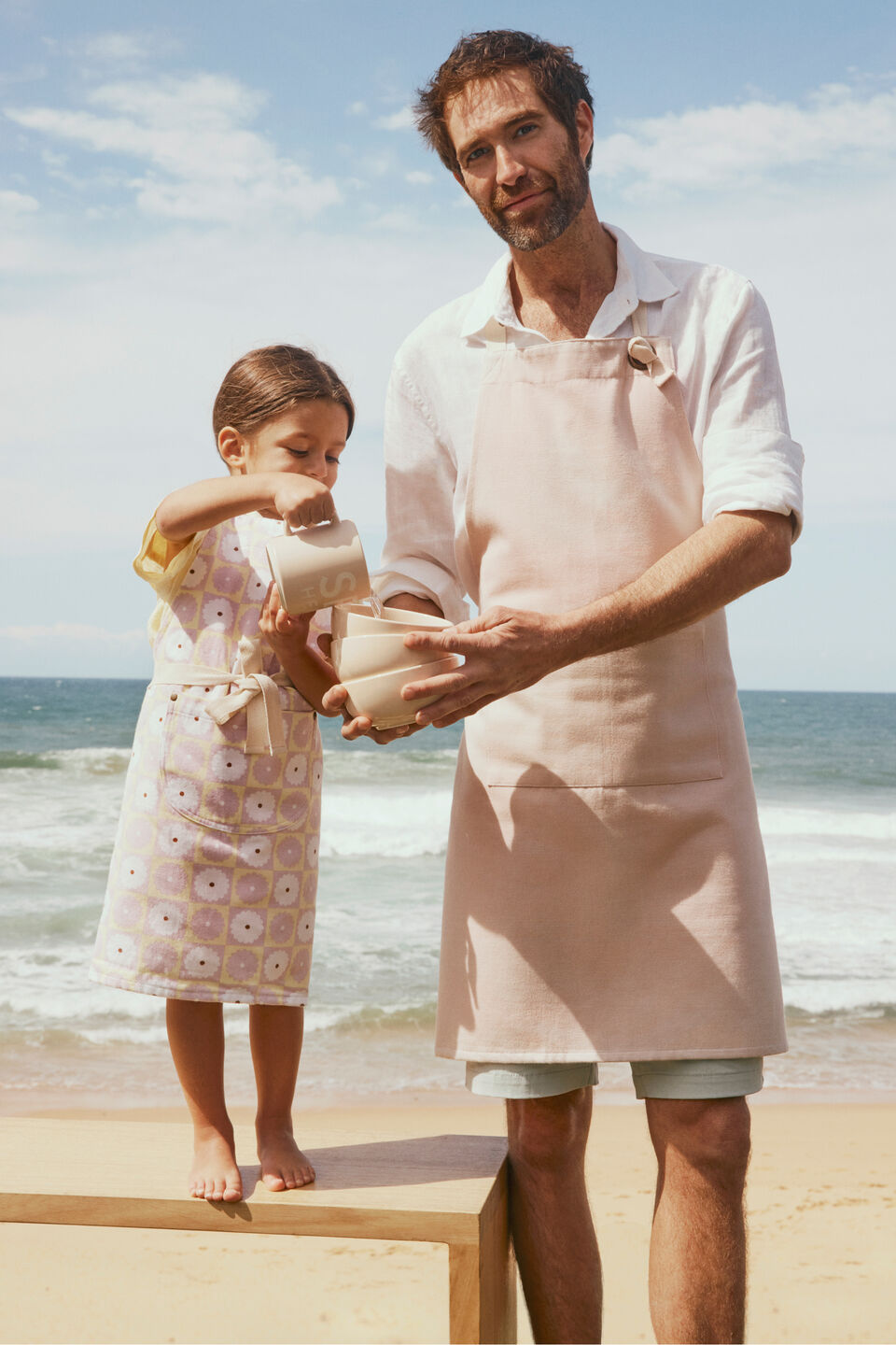 Cotton Adult Apron  Blush