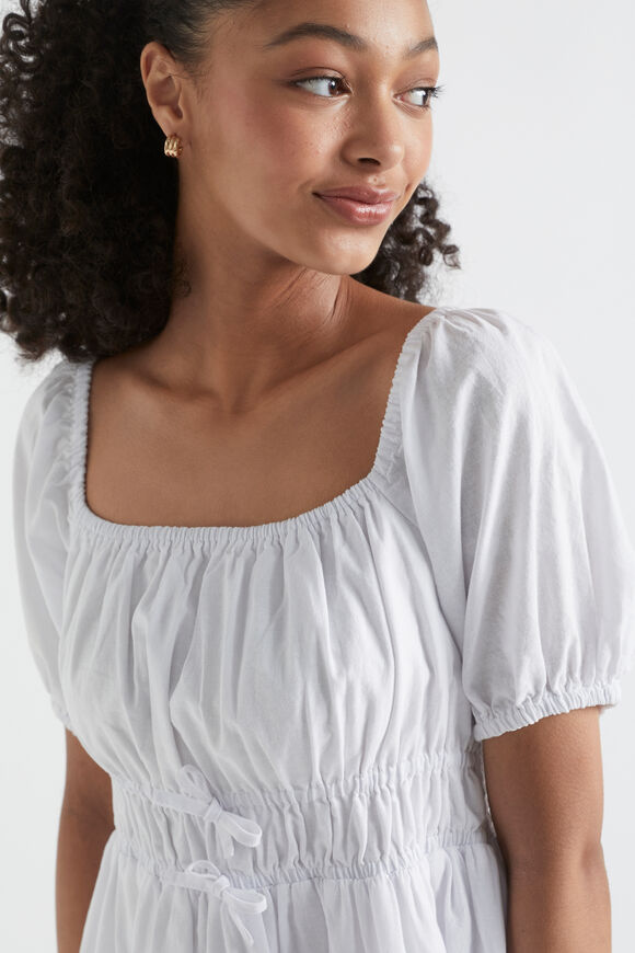 Linen Dress  White  hi-res