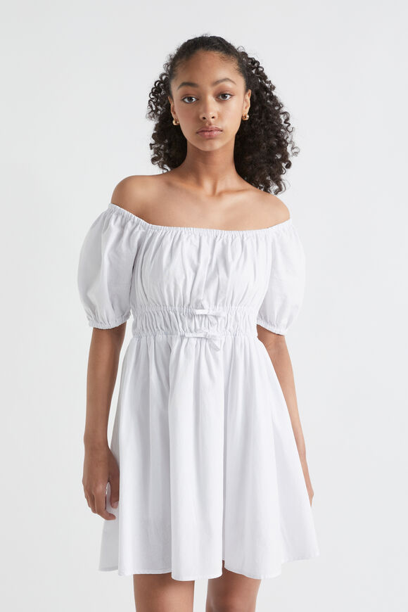 Linen Dress  White  hi-res