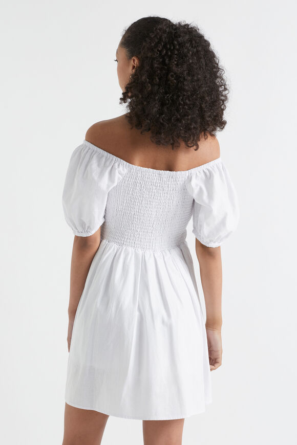 Linen Dress  White  hi-res