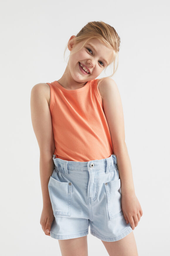 Core Rib Tank  Mango  hi-res