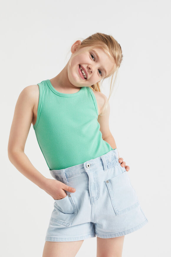 Core Rib Tank  Spearmint  hi-res