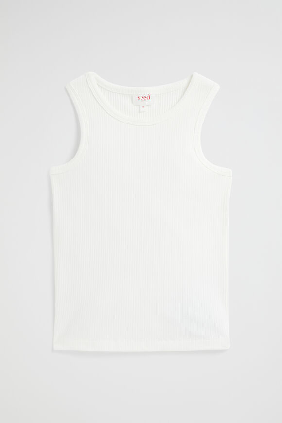 Core Rib Tank  Vintage White  hi-res
