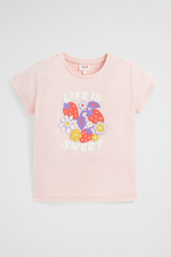Life Is Sweet Tee  Dusty Rose  hi-res