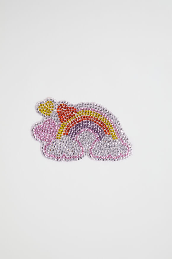 Logo Capsule Motif Patch  Rainbow  hi-res