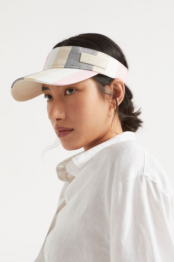 Stripe Visor  Soft Orchid Multi  hi-res